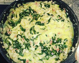 Spaghetti an einer Krautstiel-Rahmsauce Rezeptschritt 3 Foto