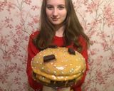 Фото кроку 9 до Карамельний торт Сметанник🥛🎂.