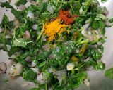 A picture of step 5 of Methi pithale.
