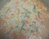A picture of step 3 of Vegetable rice.