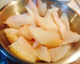 Hình bước làm 1 của món Cá lóc rim thơm và tương cà