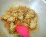 A picture of step 3 of Chicken Malai handi.