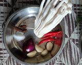 Foto langkah ke 1 dari resep Tumis Bayam Brazil & Jamur.
