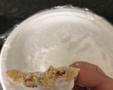 A picture of step 2 of Tahini taffy حلاوه خضر الياس.