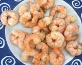 Foto del paso 4 de la receta: Unos macarrones, con langostinos y salsita de albahaca 🌿