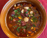 Csülkös-marhás babgulyás csipetkével recept fázis 7 fotója
