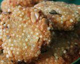 A picture of step 1 of Sabudana Vada.