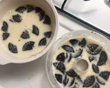 A picture of step 6 of Pudding Oreo Milk.
