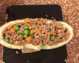 A picture of step 10 of Sheppards pie stuffed baked potatoes.