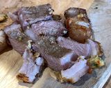 A picture of step 11 of Quite crispy lamb chops.