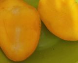 A picture of step 1 of Mango Smoothie.