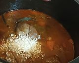 Foto del paso 4 de la receta: Carillas con arroz pollo y morcilla