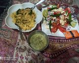A picture of step 4 of Papad Chaat.