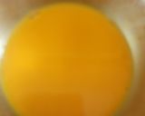 A picture of step 1 of Saffron kalakand.