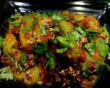 A picture of step 4 of Bharwa Galka Sabji.