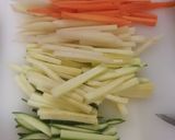 Foto del paso 9 de la receta: Muslo asado acompañado de spaghetti verde y verduras salteadas