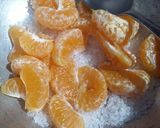 A picture of step 2 of Orange Halwa.