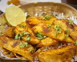 A picture of step 4 of Kids Lunch Box - Baked Potato Wedges.