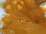 Meggyes tejbegríz torta