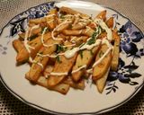 Foto del paso 24 de la receta Albacora en adobo picante, con patatas aliñadas