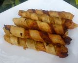 A picture of step 7 of Sweet potato curl rolls.