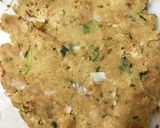 A picture of step 3 of Sindhi koki.