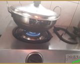A picture of step 3 of Chocolate Idli.