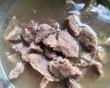 Gambar langkah 1 resipi Paprik Daging.