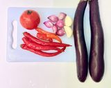 Foto langkah ke 1 dari resep Sambal terong kukus.