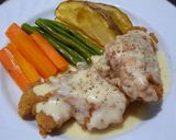 Foto langkah ke 6 dari resep Steak Ayam Krispi Saus Keju.