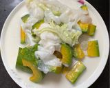 Hình bước làm 1 của món Chè bơ dừa dầm