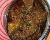 A picture of step 5 of Beef kaleji.