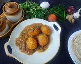 A picture of step 3 of Egg curry.