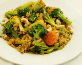 A picture of step 6 of Vegetable Pilaf.