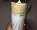 A picture of step 4 of Dolgona coffee.