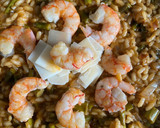 Foto del paso 8 de la receta: Risotto de espárragos con gamba roja