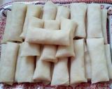 Foto langkah ke 9 dari resep Lumpia Isi Soun, Wortel & Telur Puyuh Ala Mama Eli.