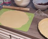 Meggyes rácsos pite recept fázis 3 fotója