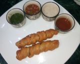 स्पाइरल समोसा (Spiral samosa recipe in hindi) रेसिपी चरण 5 फोटो
