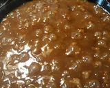 A picture of step 2 of Beans and Sausage Labor Day 2020.