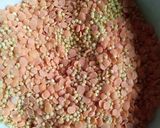 Zöldséges-vöröslencsés köles (vegán) recept fázis 2 fotója