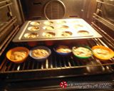 Φωτογραφία βήματος 10 της συνταγής Muffins με φρούτα του δάσους, γιαούρτι και αμύγδαλα