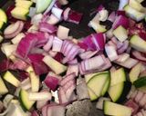 A picture of step 3 of Moussaka with a twist.