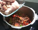 A picture of step 8 of Ramzan special biriyani.