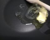 A picture of step 1 of Bucatini Carbonara.