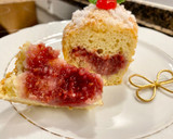 Foto del paso 12 de la receta: Pastel de nata con mermelada de frambuesas (Cream cake with raspberry jam) GLUTEN-FREE