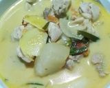 รูปขั้นตอนการทำที่ 6 ของ ต้มกะทิไก่ใส่ฟัก