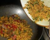 A picture of step 3 of Malai Bharva pyaaz / stuff onion.