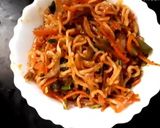 A picture of step 5 of Spring noodles dosa.