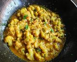 A picture of step 8 of Kasundi Gobi.